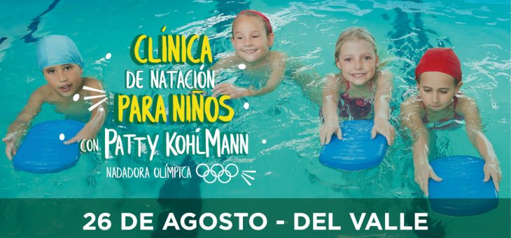 Clínica de natación para niños con Patty Kohlmann